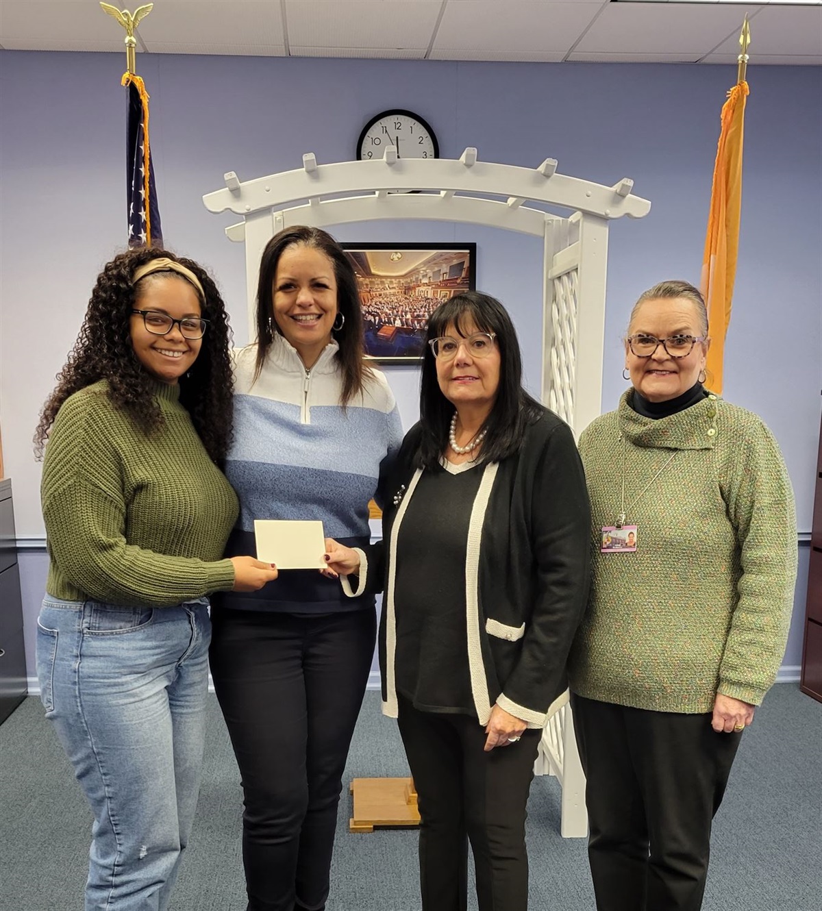 County Clerk Presents Bethel AME Church with Collected Donations