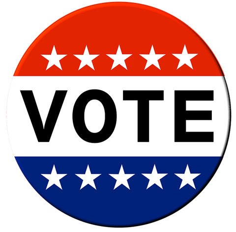 Vote button graphic